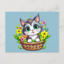Search for the easter kitty postcards Flowers