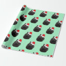 Search for black santa wrapping paper Xmas