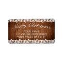 Search for rural return address labels Brown