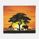 Search for africa blankets Sunset