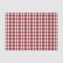 Search for red and white gingham tissue paper Lumberjack