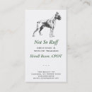 Search for boxer dog business cards Pet