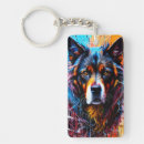 Search for colour splash key rings Dog