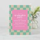 Search for mint green graduation invitations Modern