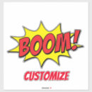 Search for comic boom stickers Explosion