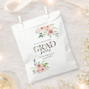 Search for graduation favour bags Watercolor floral