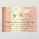 Search for globe wedding invitations Travel