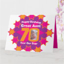 Search for grandmas 70th birthday cards Pink