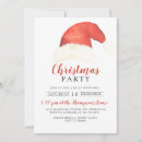 Search for santa hat christmas invitations Rustic