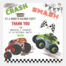 Search for monster truck thank you stickers Cute
