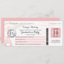 Search for ticket graduation invitations announcements boarding pass