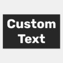 Search for font rectangle stickers Typography