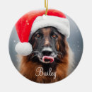 Search for german shepherd dog christmas tree decorations Animal