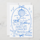 Search for any age birthday invitations Blue