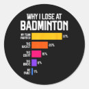 Search for badminton club stickers Play