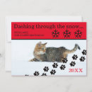 Search for paw prints christmas cards Snow