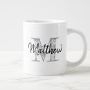 Search for big letter mugs Monogrammed