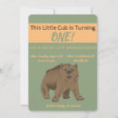 Search for woodland bear invitations Green