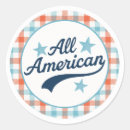 Search for vintage american stickers Fourth of july