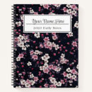 Search for cherry blossom design notebooks Cute