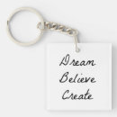 Search for believe in key rings Saying