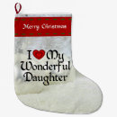 Search for daughter christmas stockings White