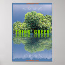 Search for environmental awareness posters Green