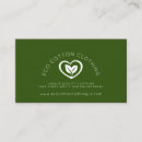 Search for environmental business cards Sustainable