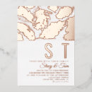 Search for gold foil pressed wedding invitations Ampersand