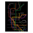 Search for subway map posters City