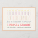 Search for sixteen candles invitations Party