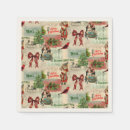 Search for vintage santa napkins Pattern