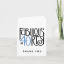 Search for fabulous thank you cards Typography