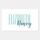 Search for blue name tags stickers Typography