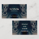 Search for gothic style business cards Skull