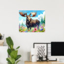 Search for cute moose posters Wildlife