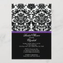 Search for eggplant bridal shower invitations White