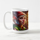 Search for elf coffee mugs Red and green