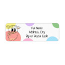 Search for little lamb return address labels Pink