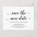 Search for rustic save the date postcards Black and white