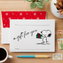 Search for cash envelopes Snoopy christmas cash