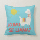 Search for funny llama cushions Pun