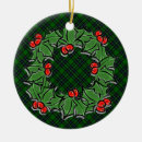 Search for red and green plaid christmas tree decorations Rustic