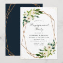 Search for geometric engagement party invitations Greenery