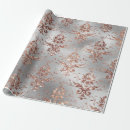 Search for rose gold glitter wrapping paper Floral