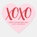 Search for modern valentines day stickers Xoxo