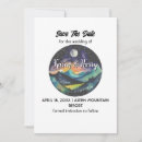 Search for outdoor save the dates Pine trees