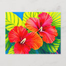 Search for green hibiscus postcards Hawaiian