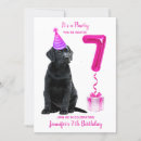 Search for unique 7th birthday invitations Girl
