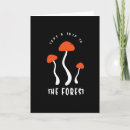 Search for funny mushroom cards Forest